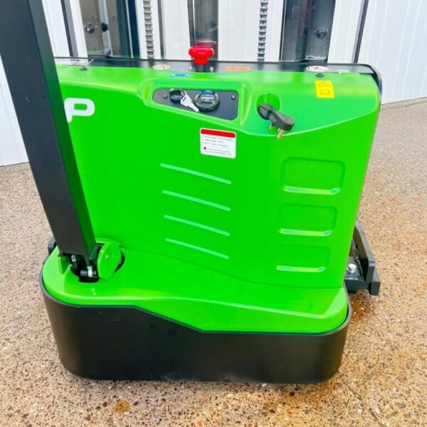 FULL ELECTRIC PALLET STACKER STRADDLE GREENPOWER ES12-25DM – 3000MM LIFT – 1200KGS - Image 8