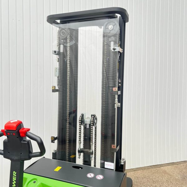 FULL ELECTRIC PALLET STACKER TRUCK GREENPOWER ES16-16WA -1600KGS – 4800MM LIFT - Image 13