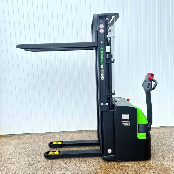 FULL ELECTRIC PALLET STACKER TRUCK GREENPOWER ES16-16WA -1600KGS – 4800MM LIFT - Image 9