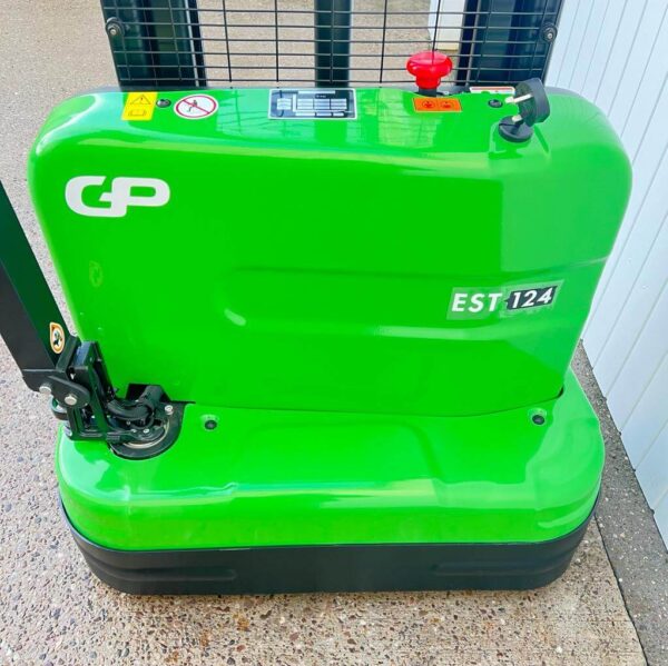 FULL ELECTRIC PALLET STACKER TRUCK GREENPOWER- EST 124 – 3600MM LIFT – 1200KGS - Image 3