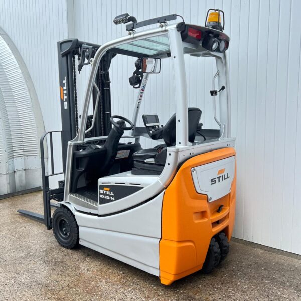 STILL RX20-14C USED 3 WHEEL ELECTRIC FORKLIFT – 4900MM LIFT – MANUFACTURER REBUILD – NEW BATTERY - Image 10