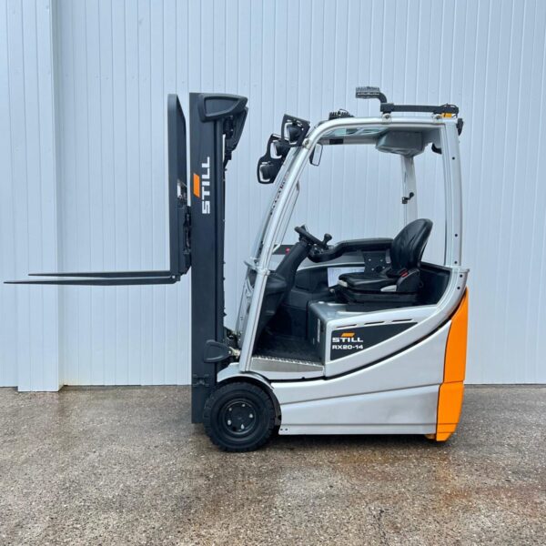 STILL RX20-14C USED 3 WHEEL ELECTRIC FORKLIFT – 4900MM LIFT – MANUFACTURER REBUILD – NEW BATTERY - Image 11