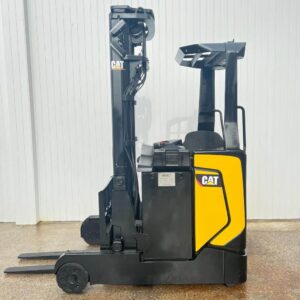 CAT NR16NC USED REACH FORKLIFT TRUCK – 4800MM LIFT – DRIVE IN RACK SPEC