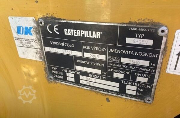 Caterpillar Forklifts GP25N - Image 9