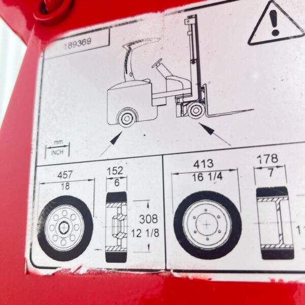 FLEXI AC1200 USED ARTICULATED FORKLIFT – 8000MM - Image 6