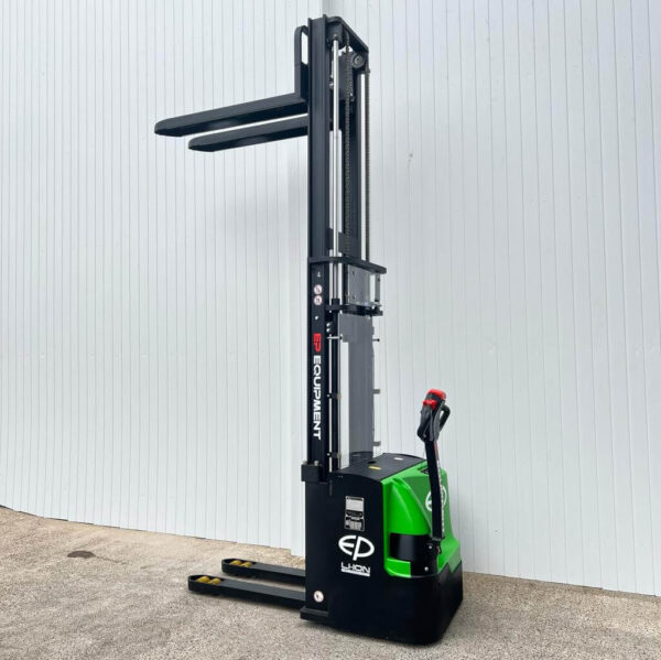 LITHIUM ELECTRIC PALLET STACKER TRUCK EP ES16-16WA -1600KGS – 3000MM LIFT - Image 2