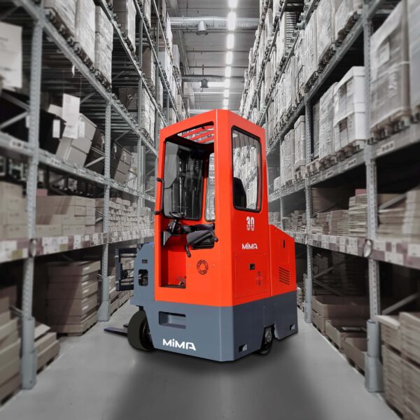 MULTI DIRECTIONAL COUNTERBALANCE FORKLIFT NEW LITHIUM MIMA MQK30 – 6600MM LIFT – HALF CAB - Image 3