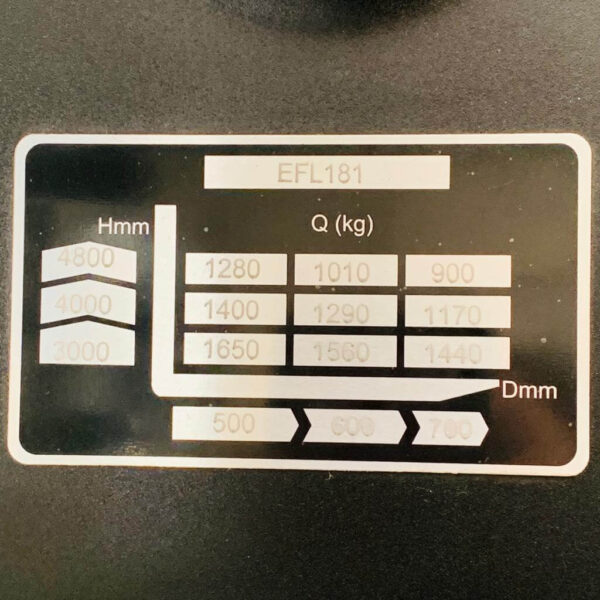 NEW EP EFL181 LITHIUM ELECTRIC FORKLIFT – 4800MM LIFT - Image 2