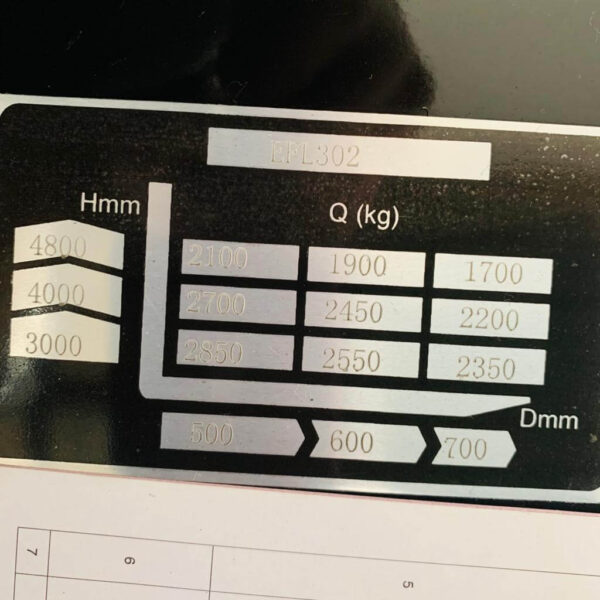 NEW EP EFL302 LITHIUM ELECTRIC FORKLIFT – 4800MM LIFT - Image 10