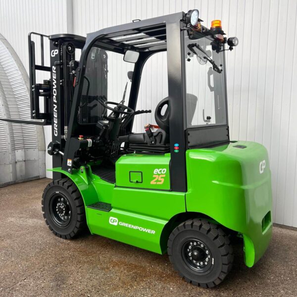 NEW LITHIUM GREENPOWER ECO 25 ELECTRIC FORKLIFT – 4800MM LIFT – HALF CAB - Image 12