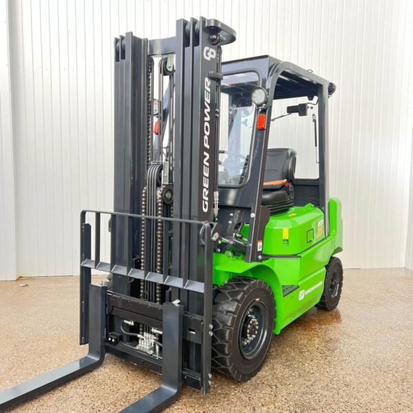 NEW LITHIUM GREENPOWER ECO 25 ELECTRIC FORKLIFT – 4800MM LIFT – HALF CAB - Image 11