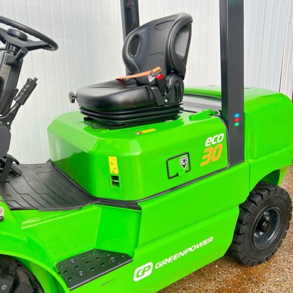 NEW LITHIUM GREENPOWER ECO 30 ELECTRIC FORKLIFT – 3000MM TO 4800MM LIFT – ROOF COVER - Image 9