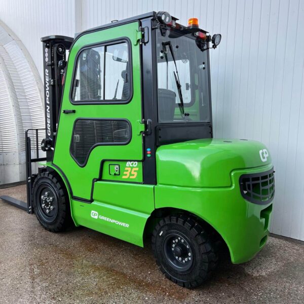 NEW LITHIUM GREENPOWER ECO 35 ELECTRIC FORKLIFT – 4800MM LIFT – FULL CAB - Image 4