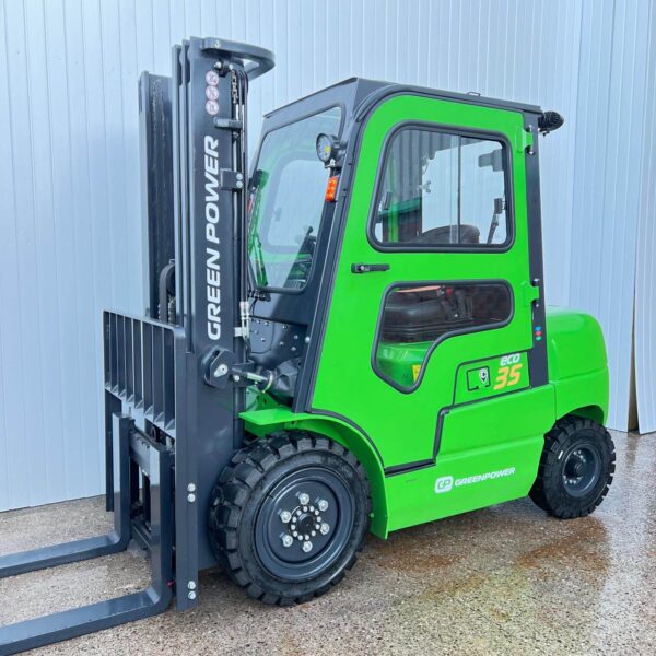 NEW LITHIUM GREENPOWER ECO 35 ELECTRIC FORKLIFT – 4800MM LIFT – FULL CAB - Image 6