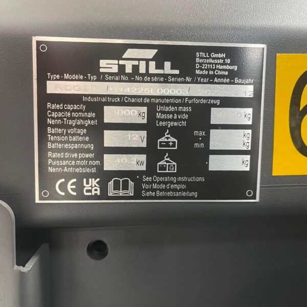 NEW STILL RCG30 GAS FORKLIFT 4700MM LIFT - Image 3