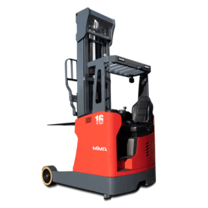 REACH FORKLIFT NEW ELECTRIC MIMA MFZ16 – 7000MM TO 12500MM LIFT