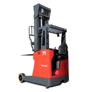 REACH FORKLIFT NEW ELECTRIC MIMA MFZ25 – 7000MM TO 12500MM LIFT