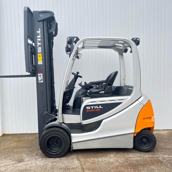 STILL RX60-30 USED 4 WHEEL ELECTRIC FORKLIFT – 6000MM LIFT - Image 5